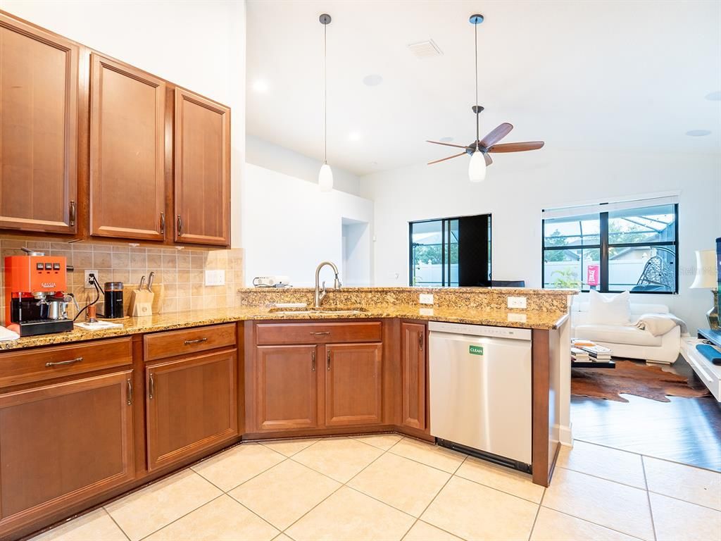 Interior, Kitchen, Living room, Pendant Lights