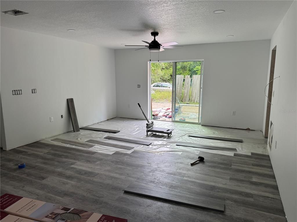 Interior, Recessed Lighting, Wood Texture Flooring