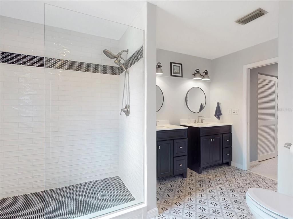 Bathroom, Glass Shower, Interior