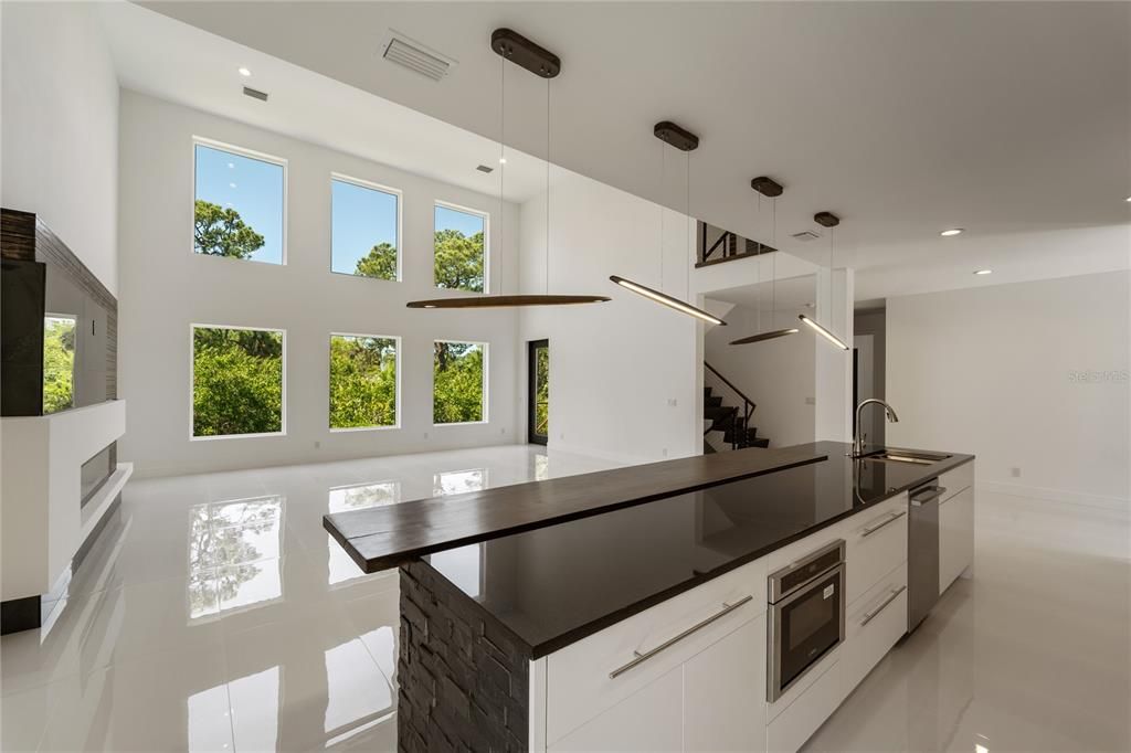 Interior, Kitchen, Pendant Lights, Recessed Lighting