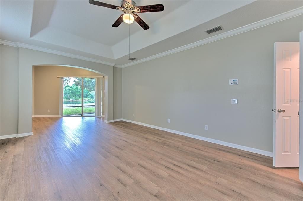 Empty room, Interior, Wood Texture Flooring