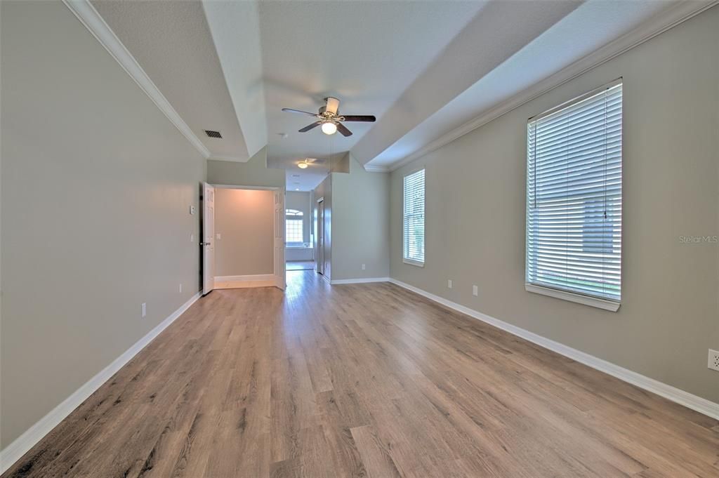 Empty room, Interior, Wood Texture Flooring