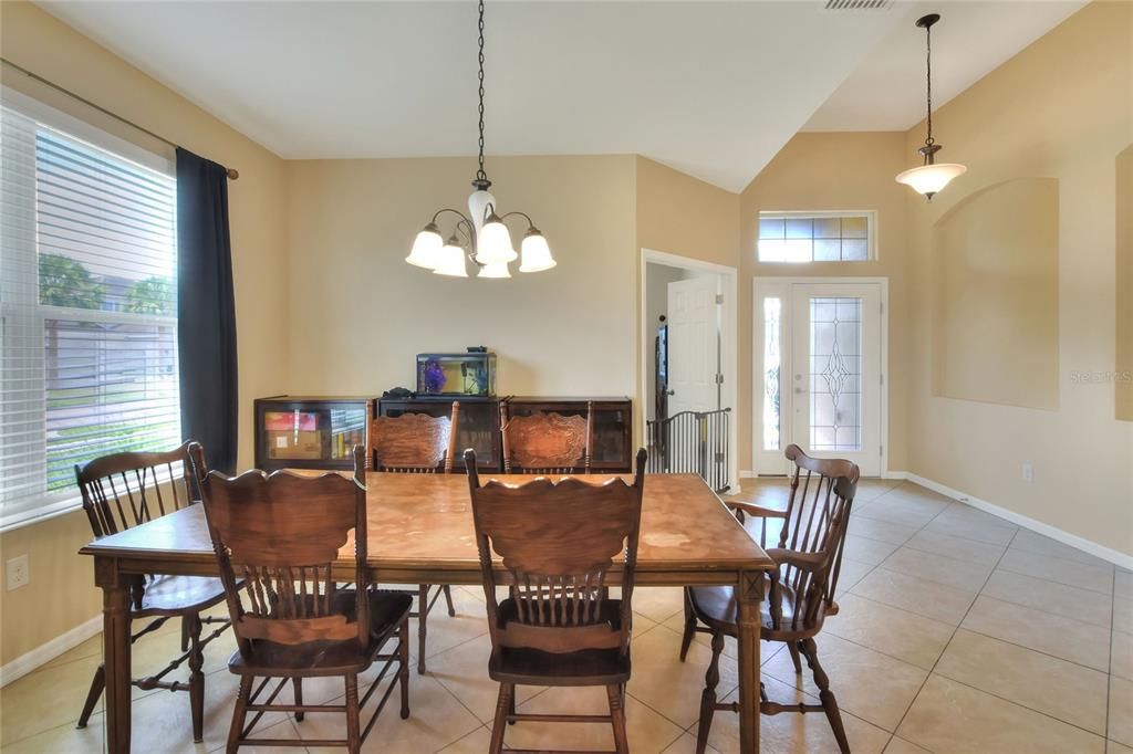Dining room, Interior, Pendant Lights