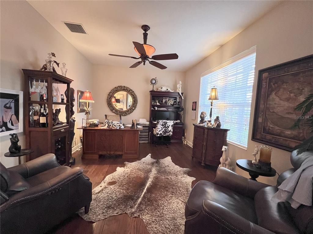 Home Office, Interior, Wood Texture Flooring