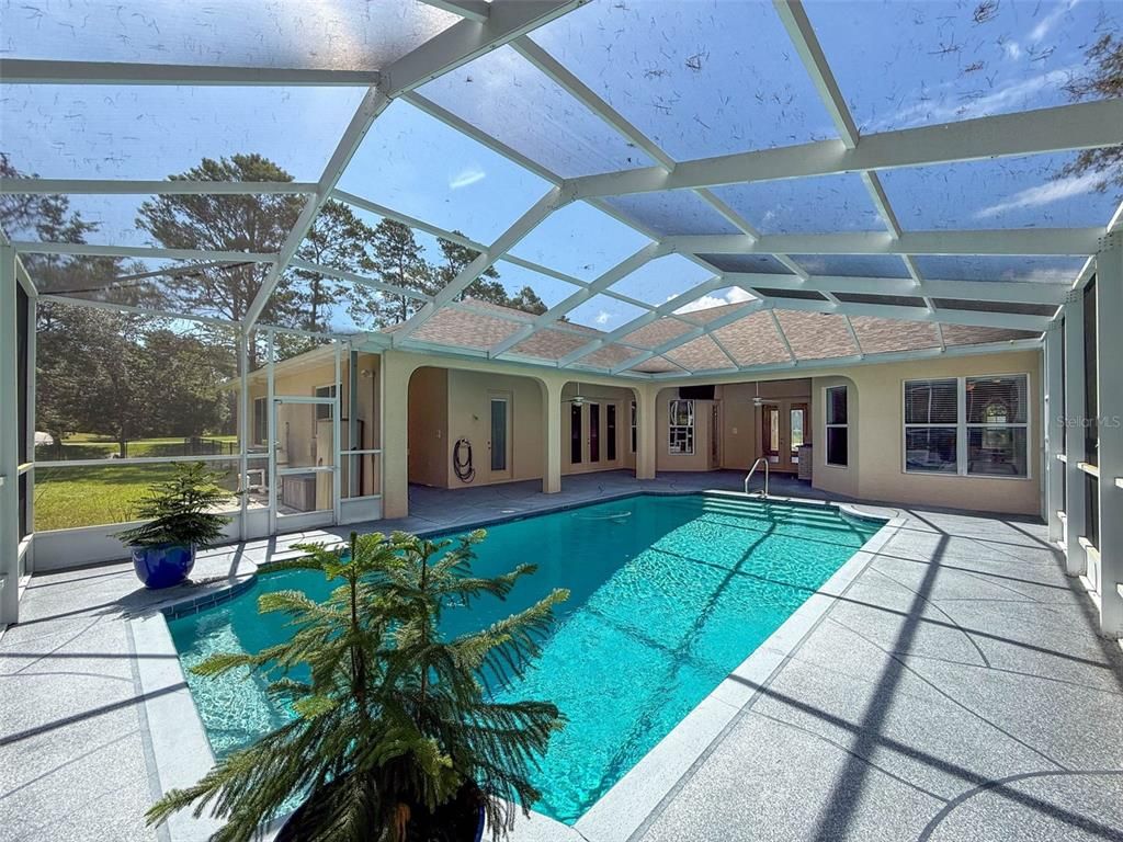 Glass Ceilings, Interior, Pool, Sun Room