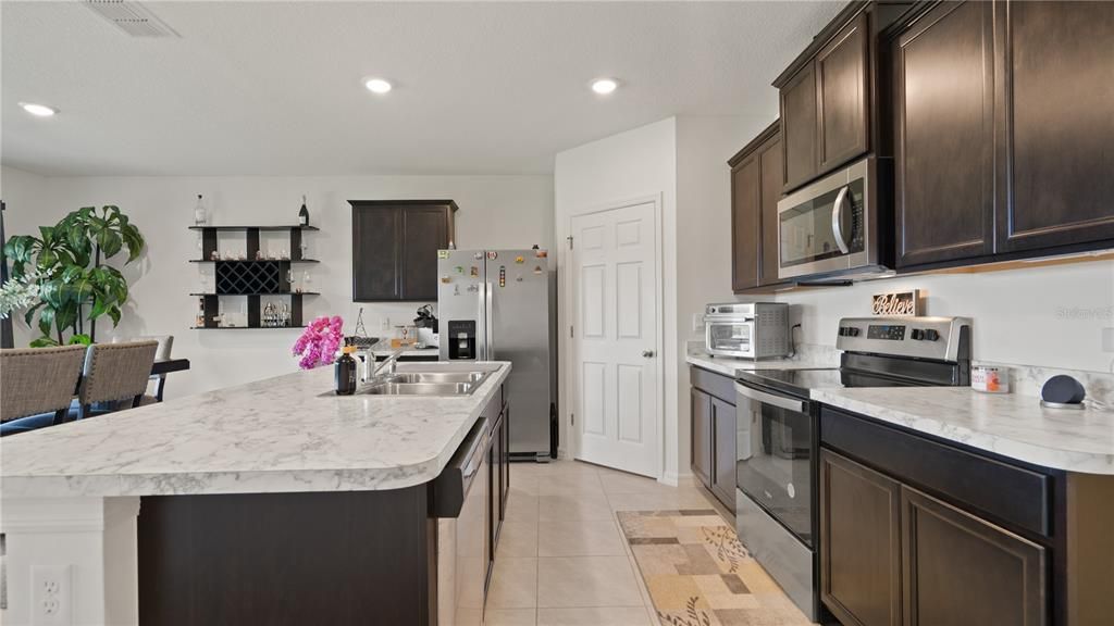 Interior, Kitchen, Recessed Lighting, Stainless Steel Appliances