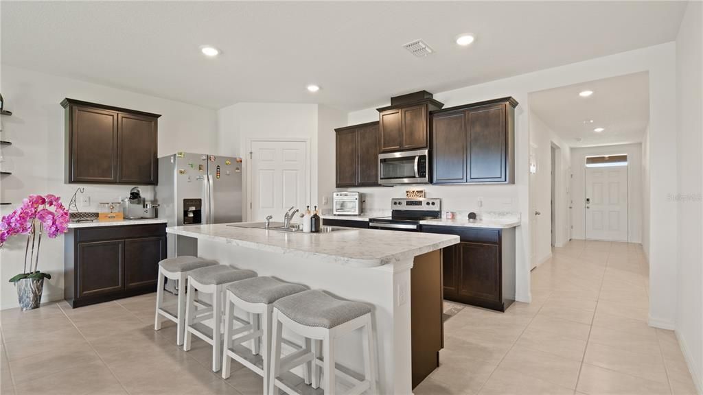 Interior, Kitchen, Recessed Lighting, Stainless Steel Appliances