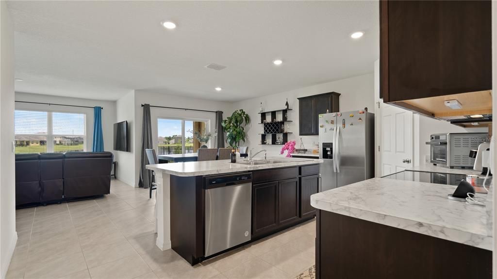 Interior, Kitchen, Recessed Lighting, Stainless Steel Appliances