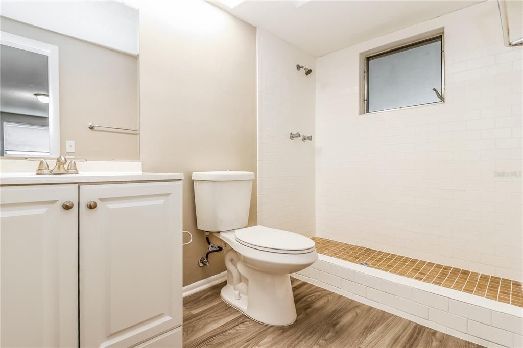 Bathroom, Interior, Wood Texture Flooring