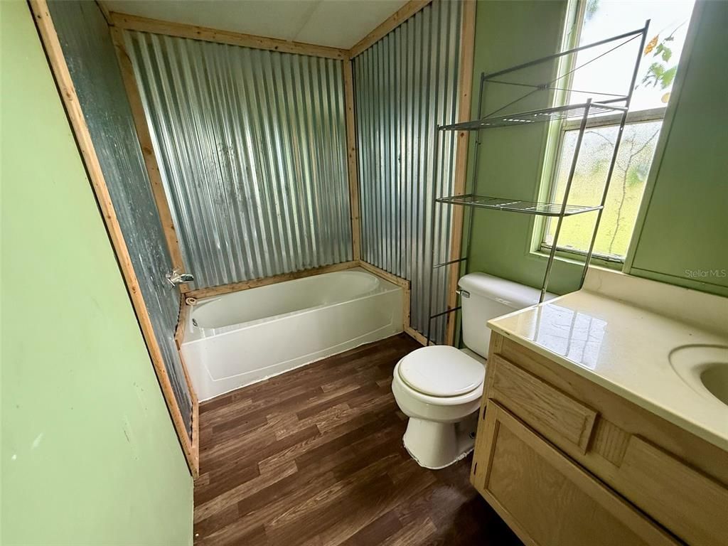 Bathroom, Interior, Wood Texture Flooring