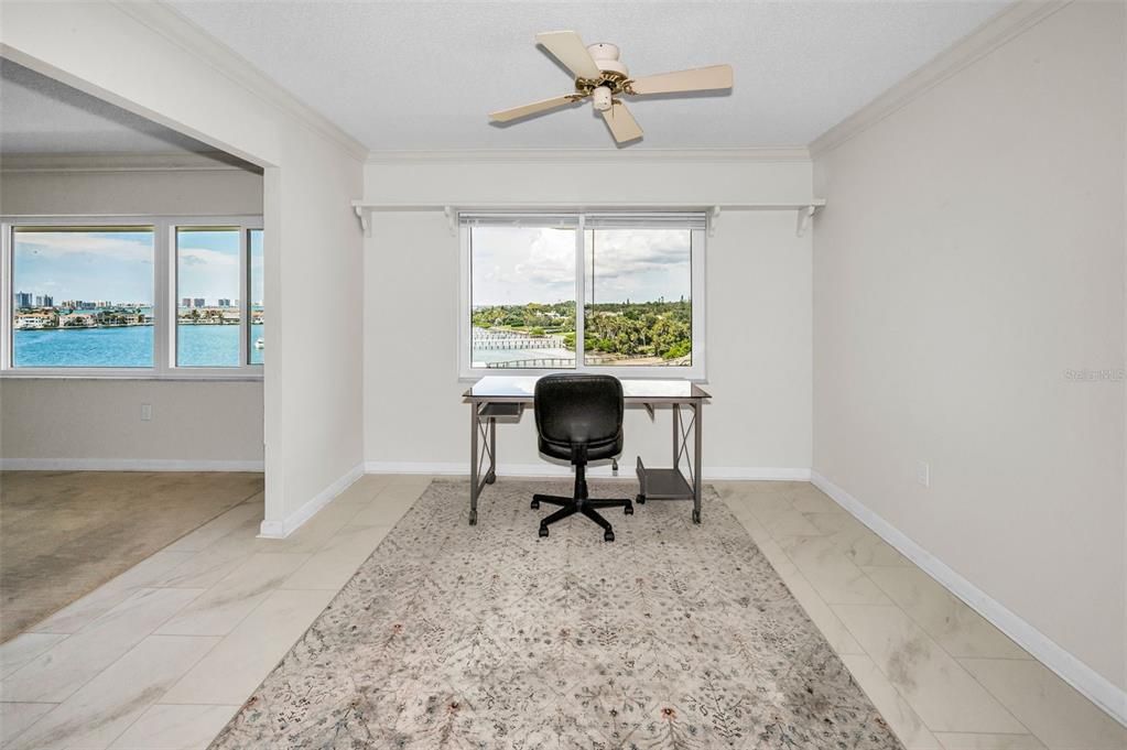 Home Office, Interior, Marble, Water