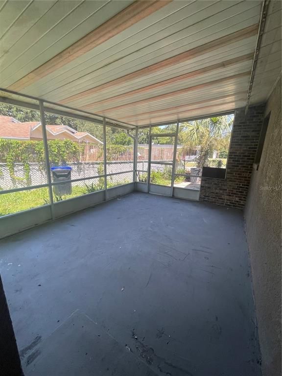 Empty room, Interior, Stone Walls, Sun Room