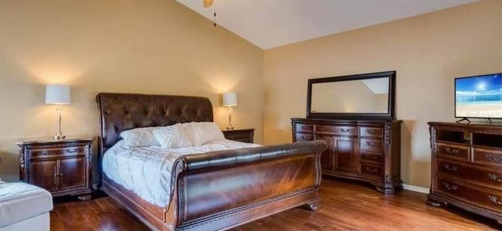 Bedroom, Interior, Wood Texture Flooring