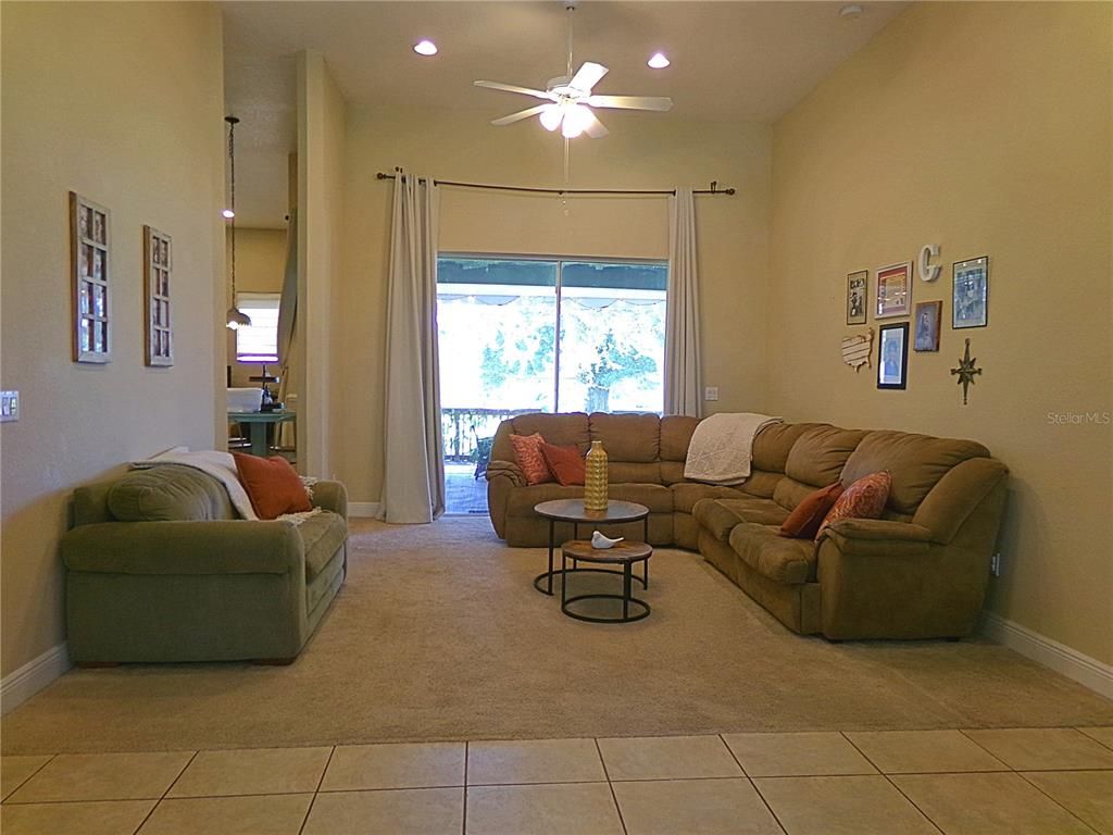 Interior, Living room, Recessed Lighting
