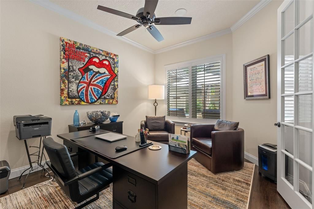 Home Office, Interior, Wood Texture Flooring