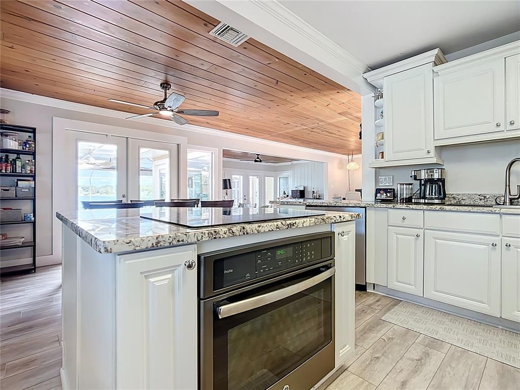 Interior, Kitchen, Wooden Ceilings, Wood Texture Flooring