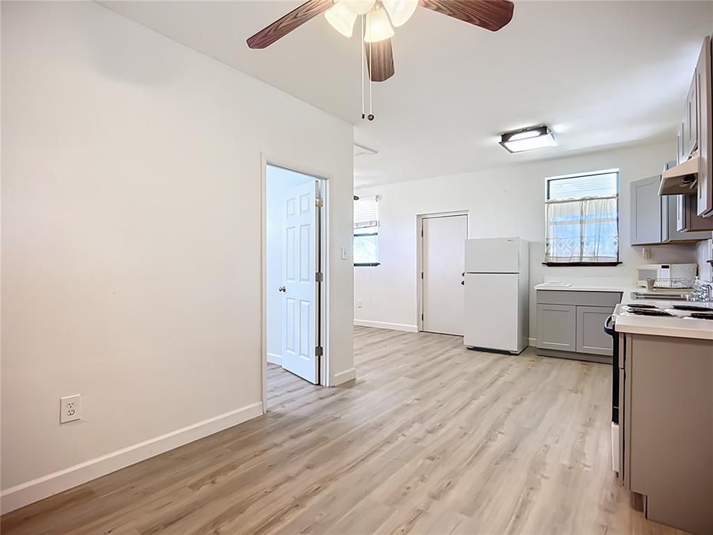 Interior, Kitchen, Wood Texture Flooring