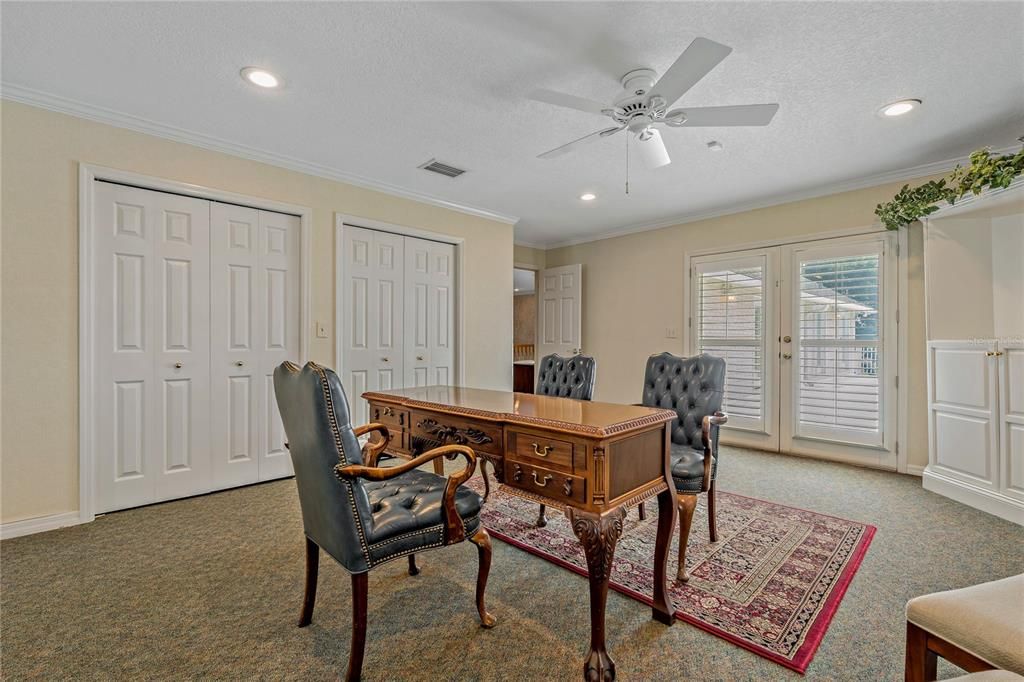 Home Office, Interior, Recessed Lighting