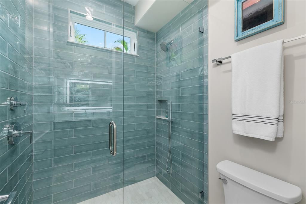 Bathroom, Glass Shower, Interior