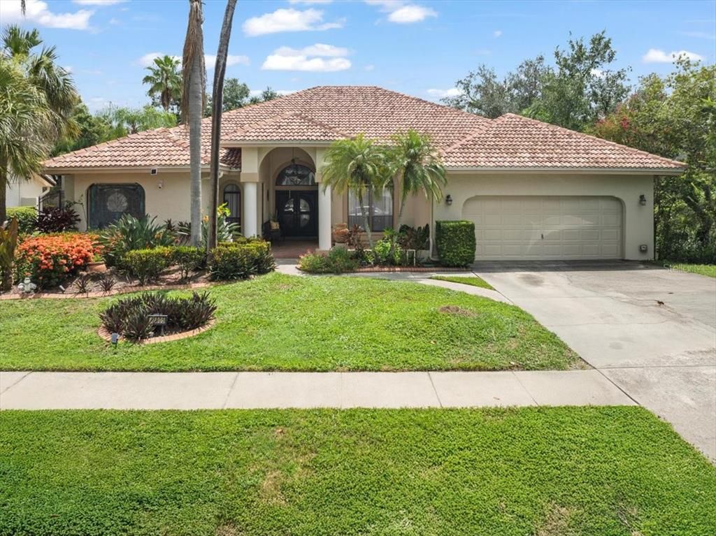 Attached, Backyard, Exterior, Facade, Mediterranean
