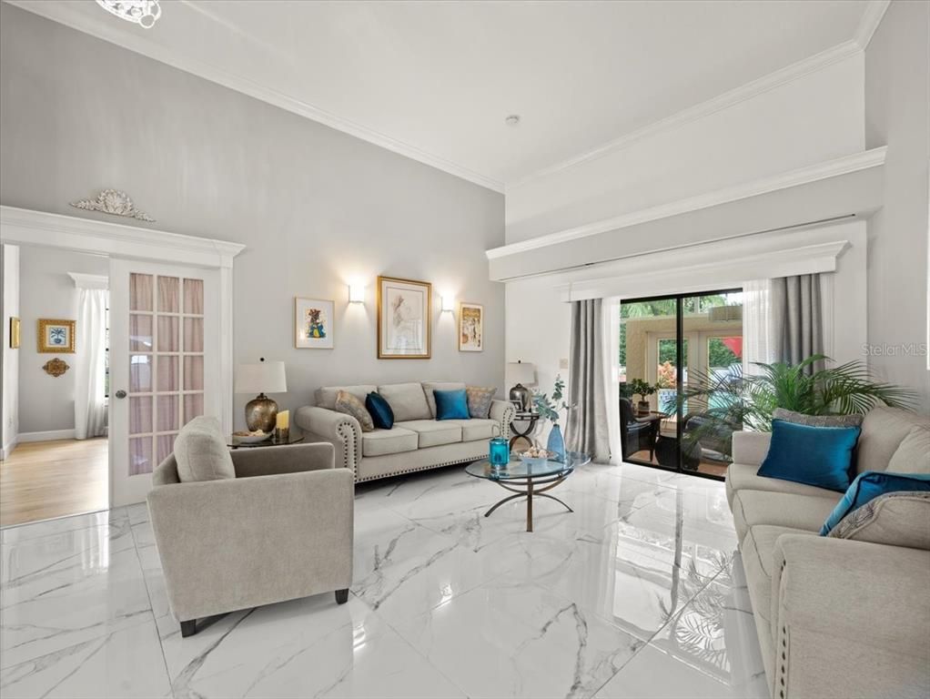 Interior, Living room, Marble