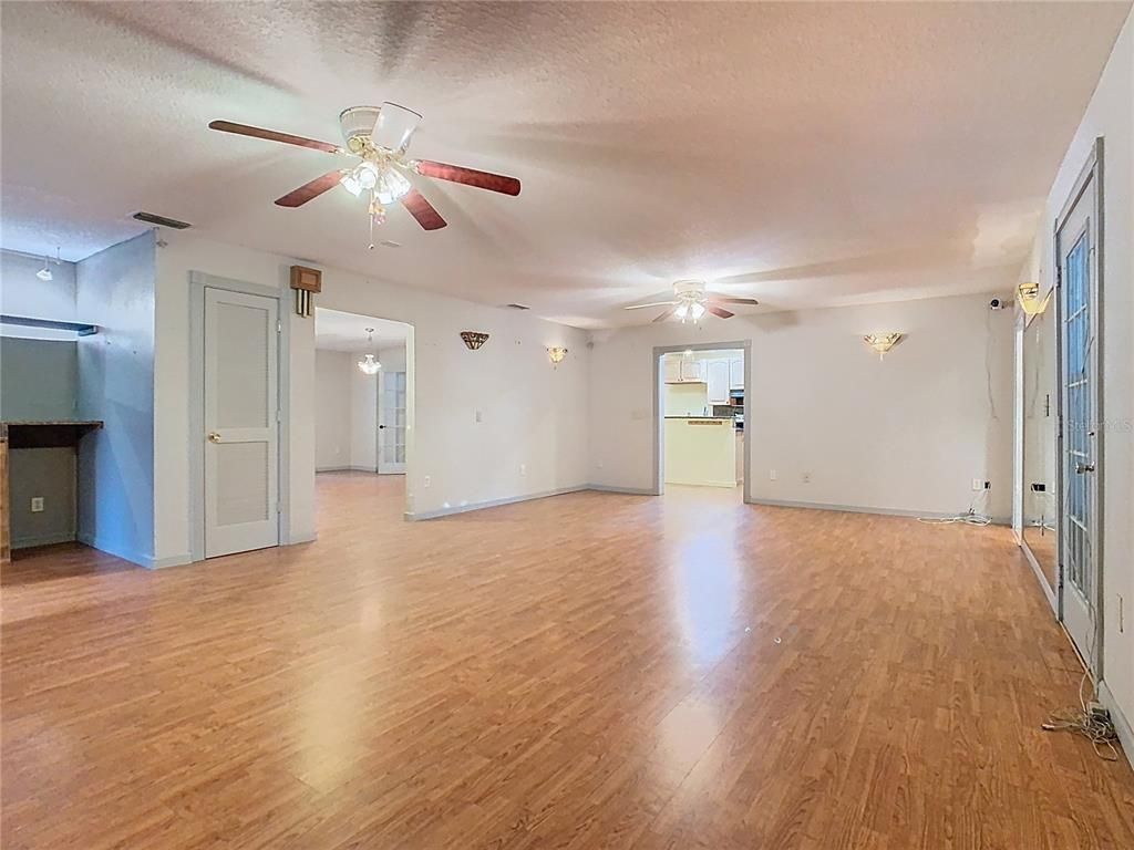 Empty room, Interior, Wood Texture Flooring