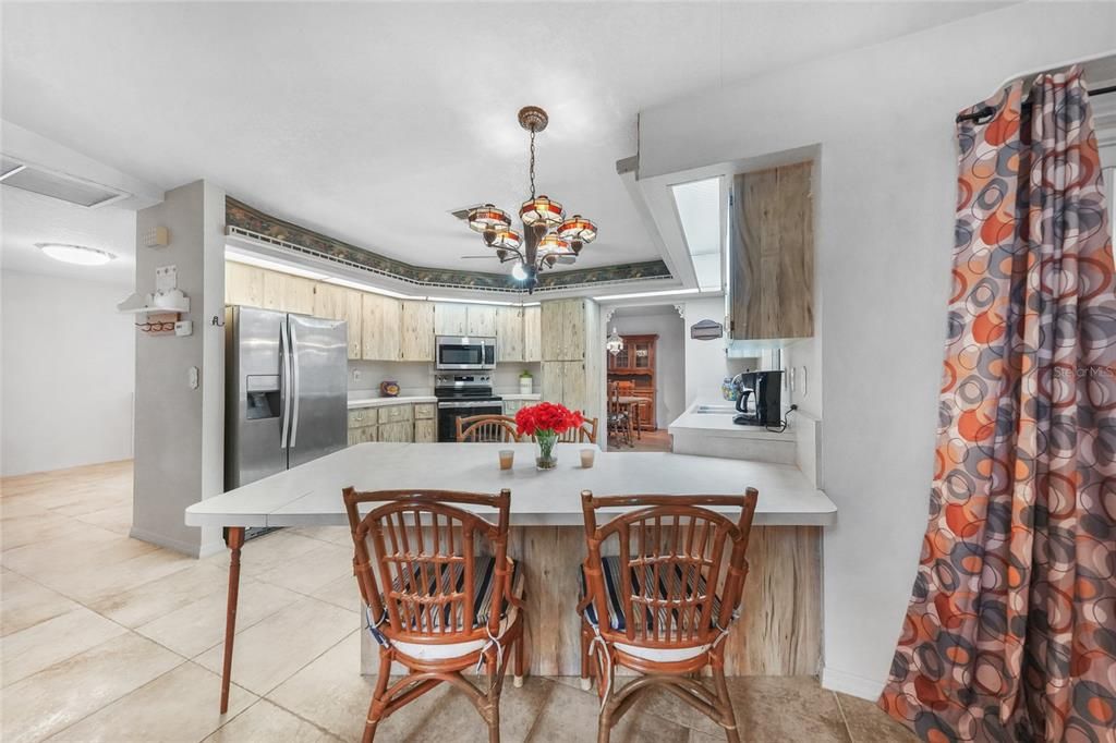 Interior, Kitchen, Pendant Lights, Stainless Steel Appliances
