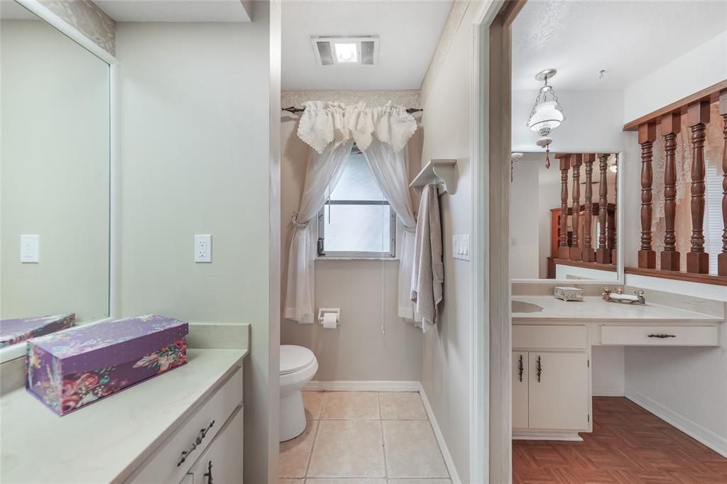 Bathroom, Interior, Wood Texture Flooring