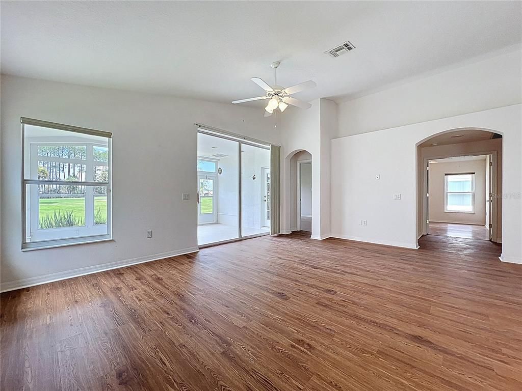 Empty room, Interior, Wood Texture Flooring