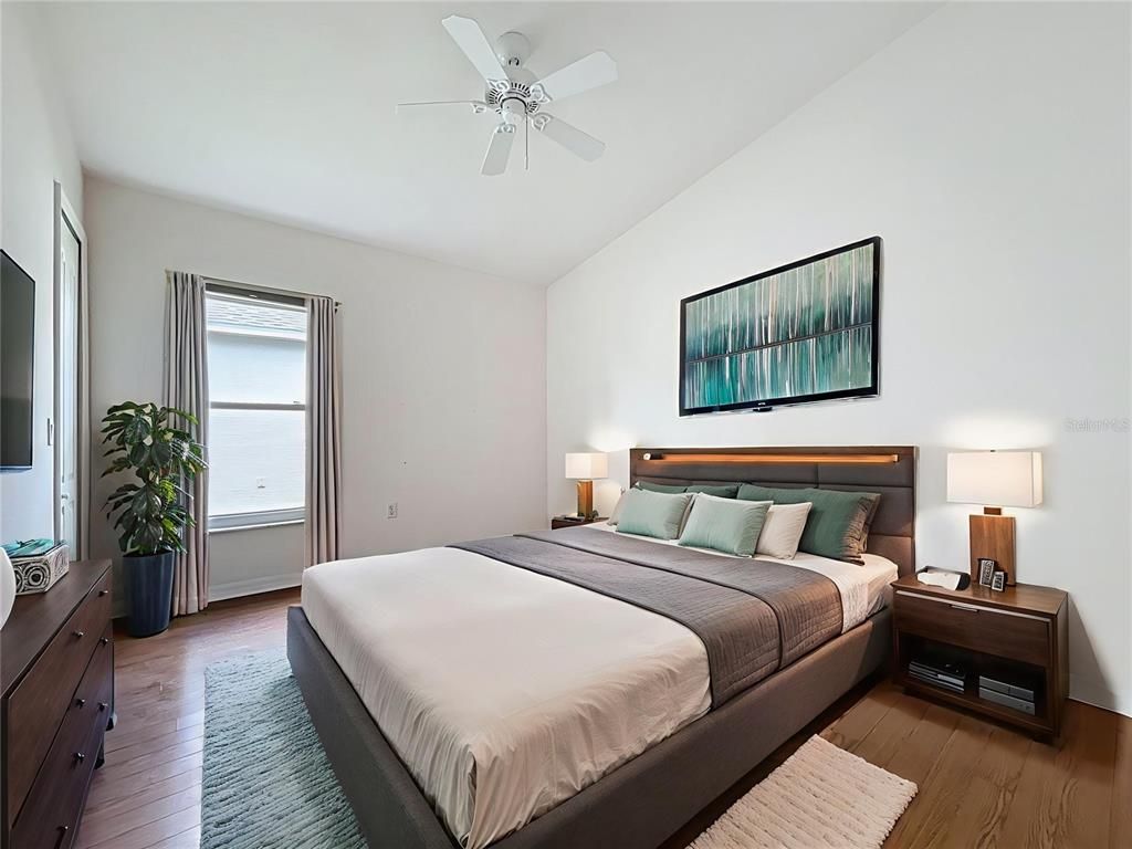 Bedroom, Interior, Wood Texture Flooring