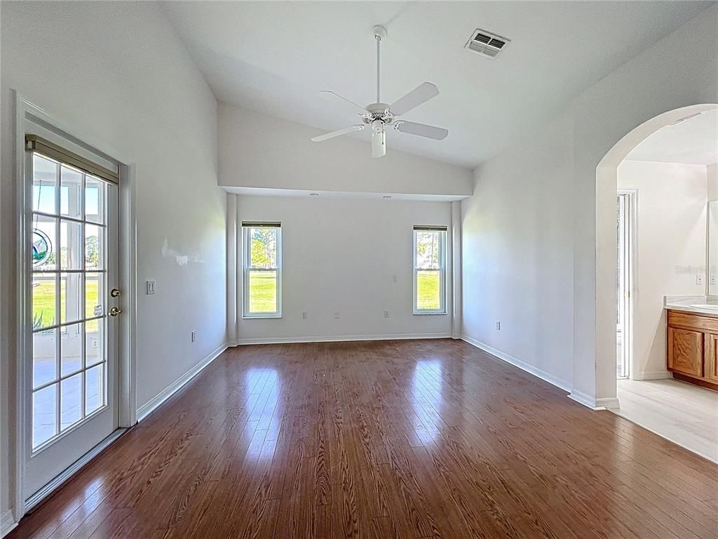 Empty room, Interior, Wood Texture Flooring