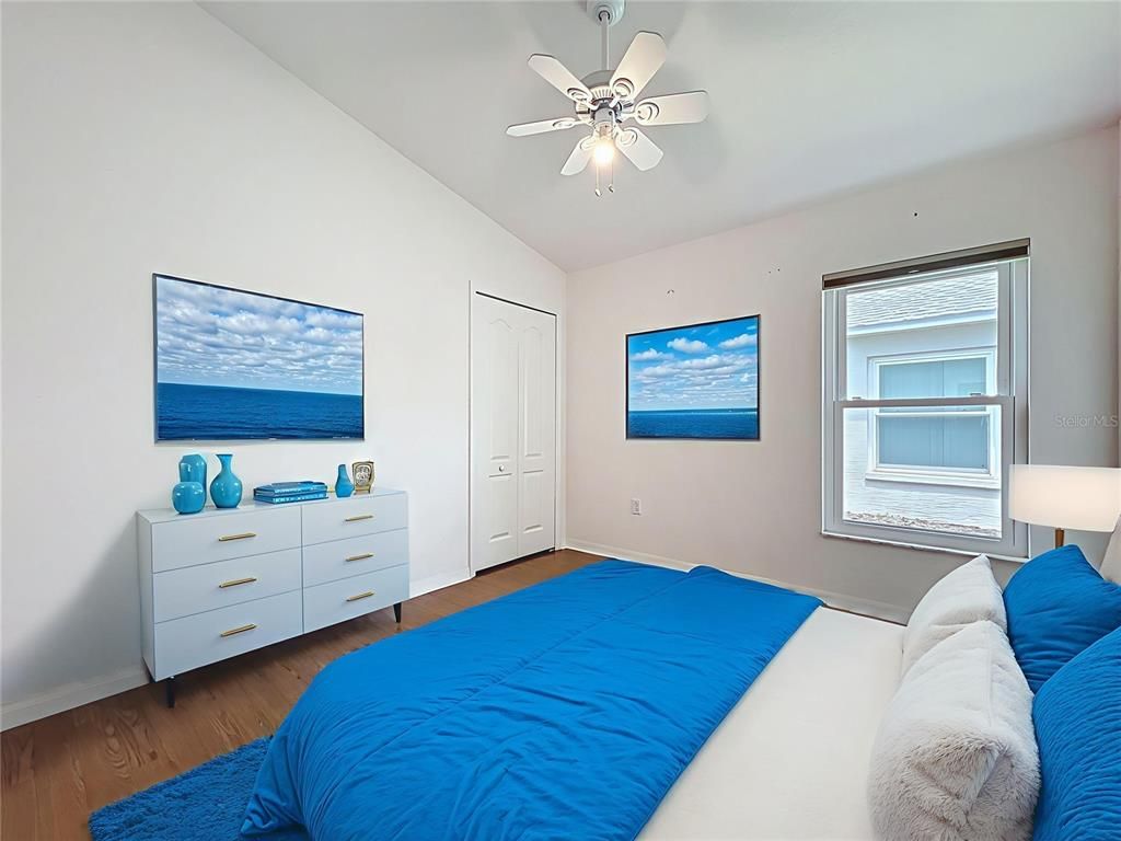 Bedroom, Interior, Water, Wood Texture Flooring