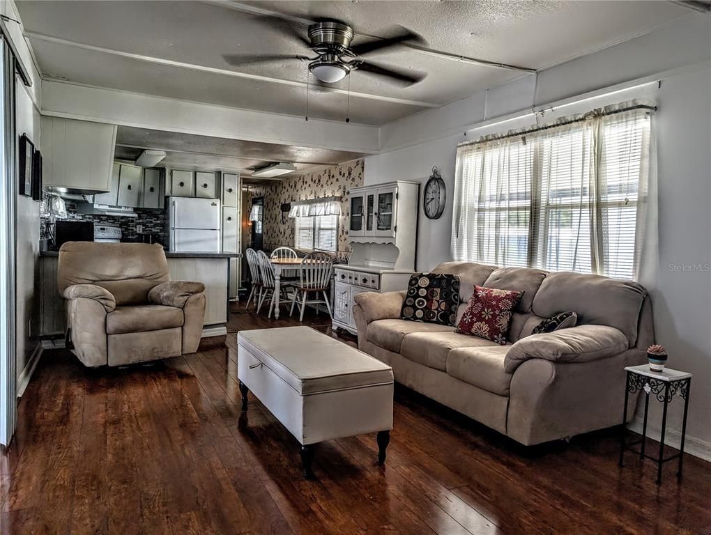 Dining room, Interior, Kitchen, Living room, Wood Texture Flooring