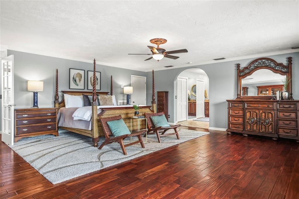 Bedroom, Interior, Wood Texture Flooring