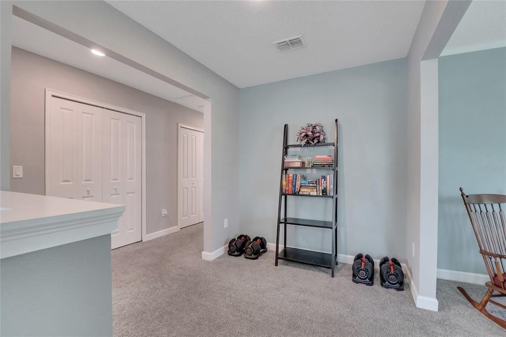 Fitness Equipment, Interior, Recessed Lighting