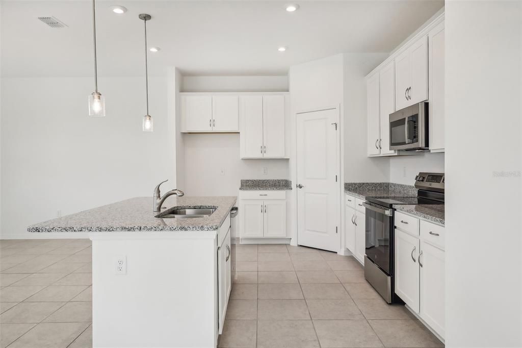 Interior, Kitchen, Pendant Lights, Recessed Lighting