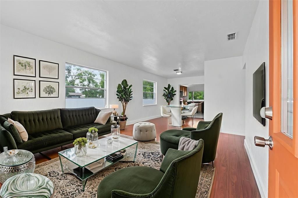 Dining room, Interior, Living room, Wood Texture Flooring