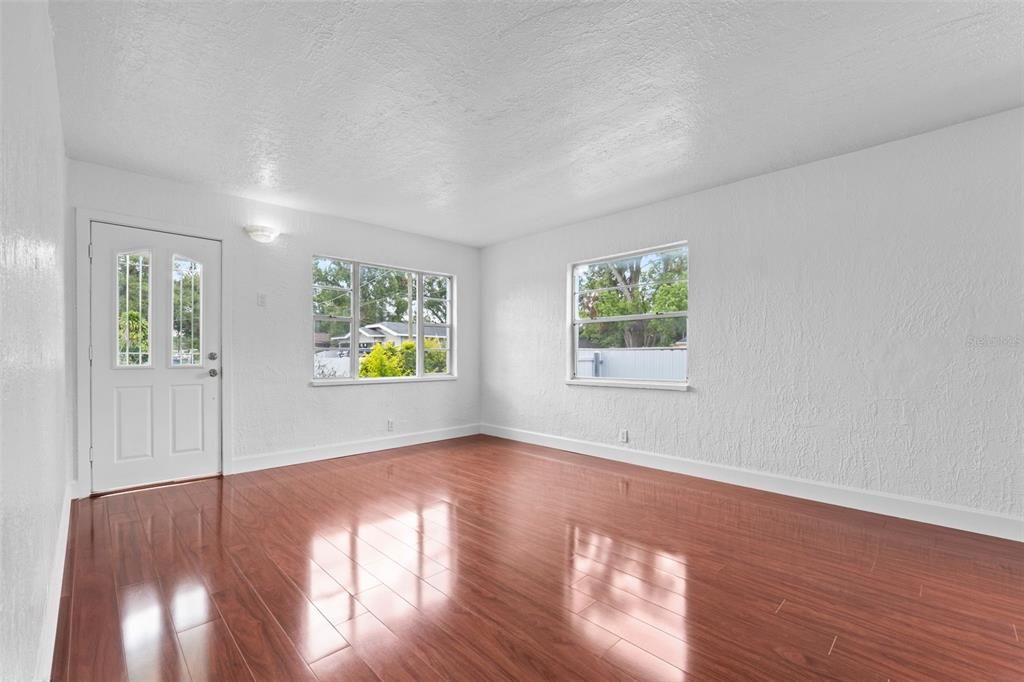 Empty room, Interior, Wood Texture Flooring