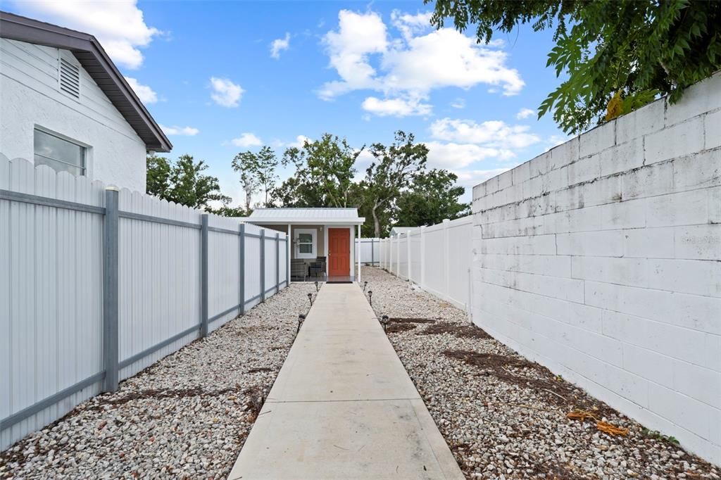 Backyard, Exterior