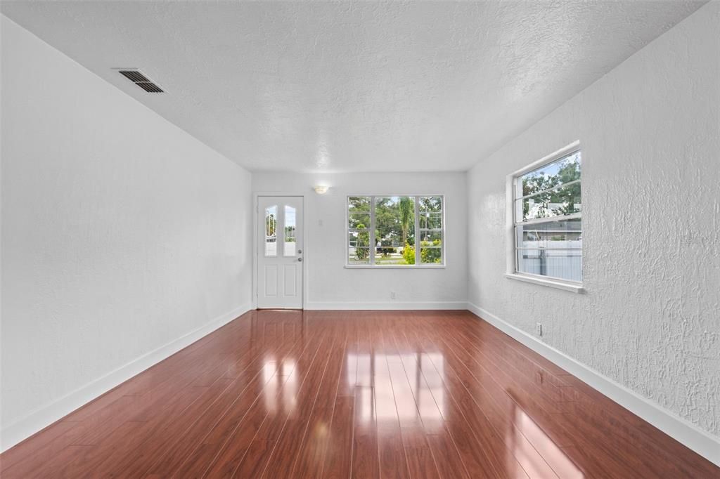 Empty room, Interior, Wood Texture Flooring