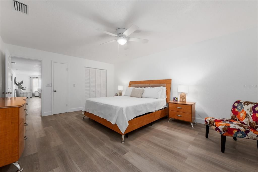 Bedroom, Interior, Wood Texture Flooring