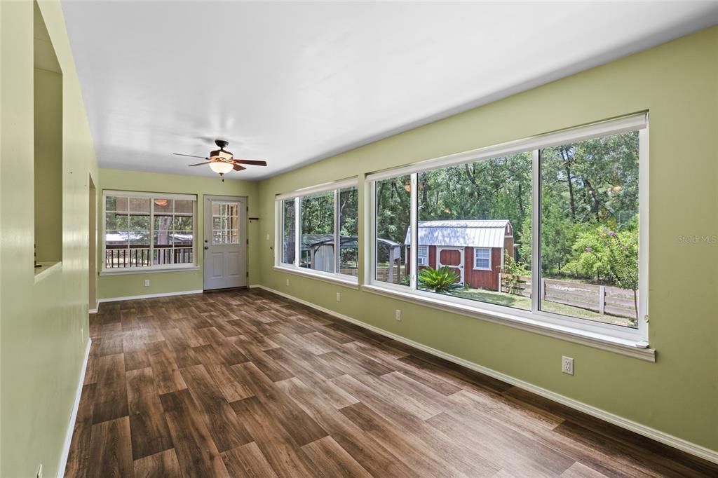 Empty room, Interior, Wood Texture Flooring