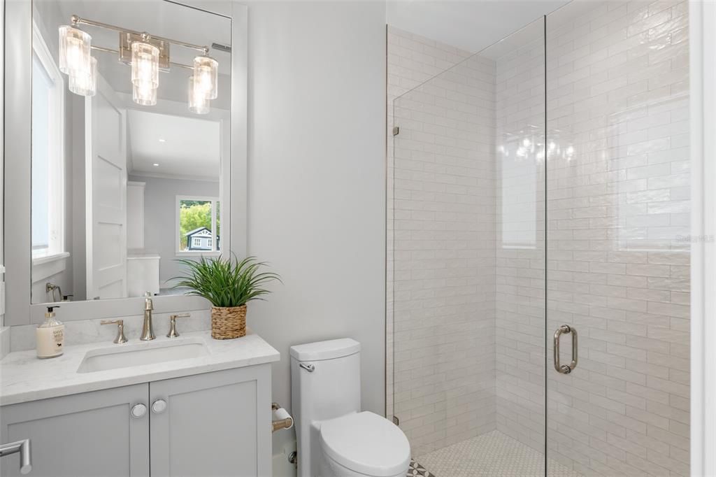 Bathroom, Glass Shower, Interior