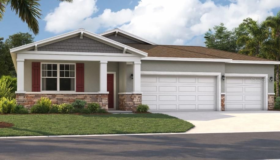 Attached, Exterior, Facade, American Craftsman