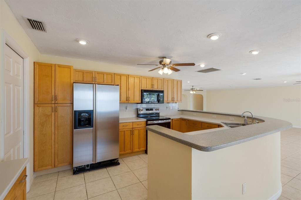 Interior, Kitchen, Recessed Lighting, Stainless Steel Appliances
