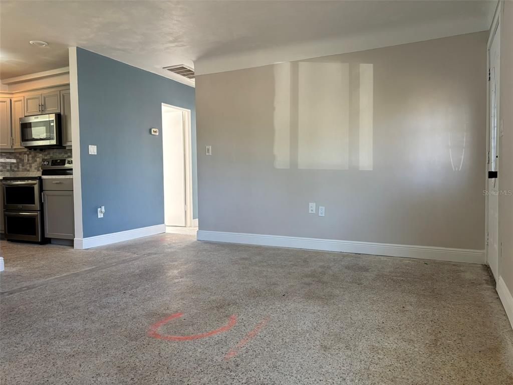 Empty room, Interior, Kitchen