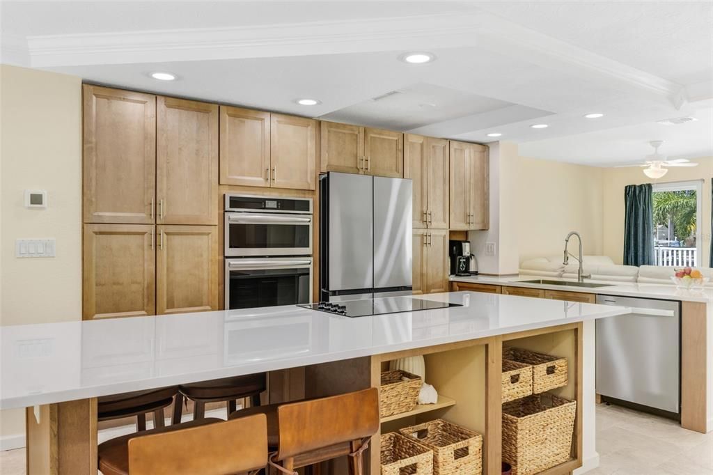 Interior, Kitchen, Recessed Lighting, Stainless Steel Appliances