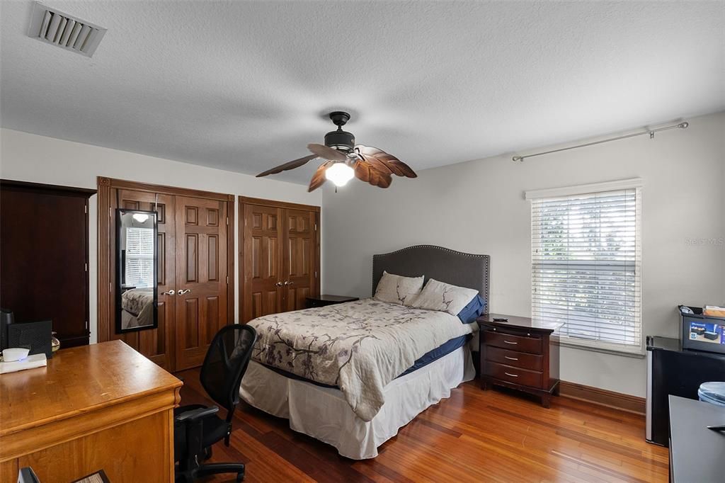 Bedroom, Home Office, Interior, Wood Texture Flooring