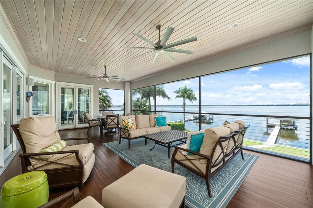 Interior, Living room, Recessed Lighting, Water, Wood Texture Flooring