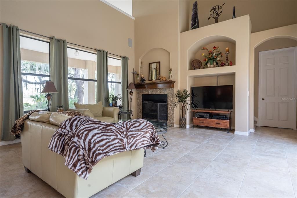 Fireplace, Interior, Living room